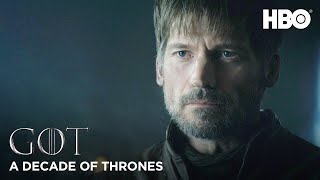 A Decade of Game of Thrones  Nikolaj CosterWaldau on Jaime Lannister HBO [upl. by Mogerly24]