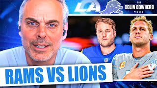 RamsLions Reaction Jared Goff amp Detroits quotSuper Bowlquot offense Stafford great  Colin Cowherd NFL [upl. by Lazaro]