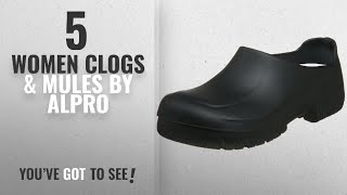 Top 5 Alpro Women Clogs amp Mules 2018 Alpro A630 ClogBlack wo Steeltoe46 Medium EU [upl. by Oulman375]