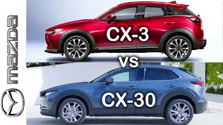 Mazda CX30 vs Mazda CX3 CX3 vs CX30  visual compare [upl. by Stauffer]