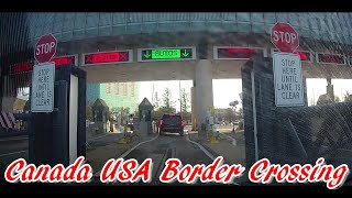 Canada USA Border Crossing  Rainbow Bridge Niagara Falls  What Questions Will They Ask [upl. by Markland51]