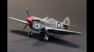 Curtiss P40K Smer 172 full build video [upl. by Iover687]