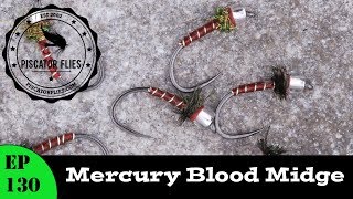 Fly Tying the Mercury Blood Midge Pat Dorsey  Ep 130 Piscator Flies PF [upl. by Rainwater]