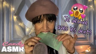 ASMR  👄 MOUTH SOUNDS EN MANGEANT DES BILLETS 💴 🤑 [upl. by Hpesoj6]