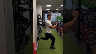 MB  Trunk Rotations  Split squat [upl. by Ociral476]