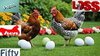 50 murgian profit ya loss 50 hens laying eggs profit or loss [upl. by Nathanael]