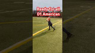 CJ getting ready for D1 all American in Vegas football youthfootball chicagobears viralvideo [upl. by Zetram]