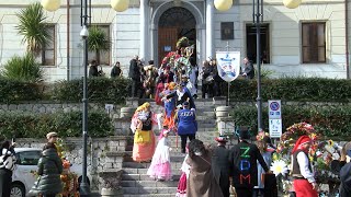 L’Irpinia delle maschere sfila sulla Quinta Strada [upl. by Aihgn]