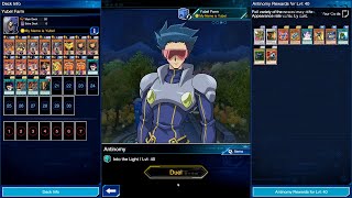 YuGiOh Duel Links  Antinomy Level 40 Farm w Nephthys Yubel Antinomy Unlock Event [upl. by Otrebilif684]