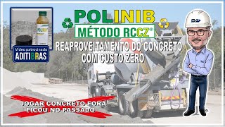 POLINIB  REAPROVEITAMENTO DO CONCRETO COM CUSTO ZERO [upl. by Ardna773]