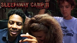 SHES BACK LOL  SLEEPAWAY CAMP 2 UNHAPPY CAMPERS  Movie Reaction [upl. by Lilhak]