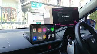 Xenia R 2024 upgrade head unit android sansui beta 10 inch qled ram 232 [upl. by Einamrej]