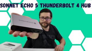 Excelente Mini Dock para Laptop  Sonnet Echo 5 Thunderbolt 4 HUB [upl. by Cogan613]