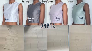 Battle of the Darts  How to Pivot and Sew Darts for Better Fit  Bodice Block Manipulation [upl. by Alek]