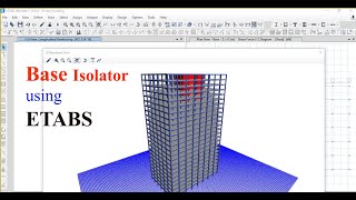 Design and Analysis of a building using rubber Base Isolator  Damper  ETABS [upl. by Curnin753]