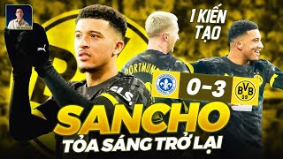 JADON SANCHO TỎA SÁNG TRONG NGÀY TRỞ LẠI DORTMUND [upl. by Kaltman]