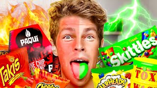 The Ultimate Spicy VS Sour Challenge [upl. by Mail]