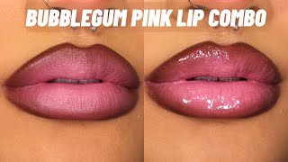 HOW TO DO BUBBLEGUM PINK LIP COMBO [upl. by Cornwell]