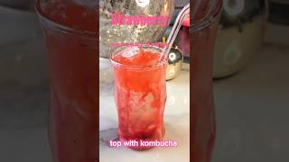 quotRefreshing StrawberryKombucha Fusion Drink  DIY Popping Boba Recipequot [upl. by Epuladaug120]