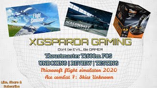 Thrustmaster T1600m FCS  Unboxing  Review  Testing Flight Simulator amp Ace Combat 7 [upl. by Fifine]