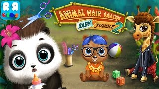 Baby Animal Hair Salon 2  Jungle Style Makeover By TutoTOONS  New Best Salon for Kids [upl. by Aniretake]