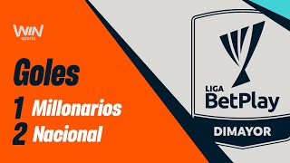 Millonarios vs Nacional goles  Liga BetPlay Dimayor 2024 2  Fecha 6 [upl. by Ryon]