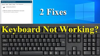 How to Fix Computer Keyboard Not Working  Windows 11 10 [upl. by Eidnar]