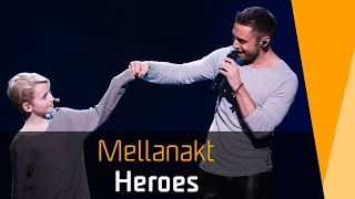 Måns Zelmerlöw – Heroes  Mellanakt  Melodifestivalen 2016 [upl. by Kcirredal]