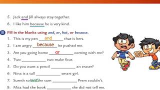 Class 3 English Ls Conjunctions  English Grammar Collins [upl. by Neersan]