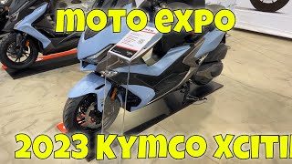 2023 Kymco Xciting VS 400 Walkaround Moto Expo 2023 IEC [upl. by Kee]