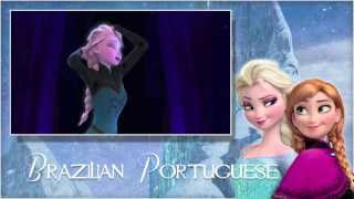 Frozen  Let It Go  27 versions OneLine Multilanguage HD [upl. by Notsag477]