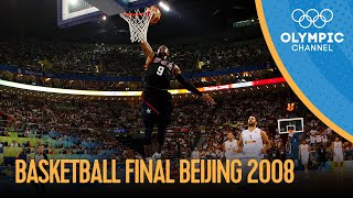 USA v Spain  Full Mens Basketball Final  Beijing 2008 Replays [upl. by Giulietta857]