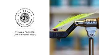 Fly Tying  All Points Clouser [upl. by Court]