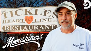 Tickle Opens Up a Restaurant  Moonshiners  Discovery [upl. by Einamrej875]