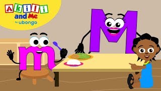 Meet Letter M  Learn the Alphabet with Akili  Cartoons from Africa for Preschoolers [upl. by Grimbly106]