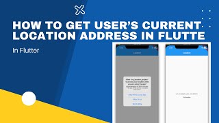 How to Get User’s Current Location Address in Flutter — Geolocator amp Geocoding [upl. by Araj]