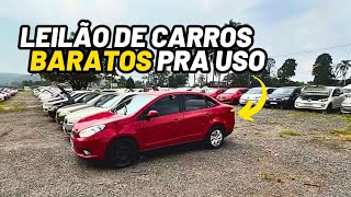 ESSE É O MELHOR LEILÃO PRA COMPRAR CARROS BARATOS PRA USO [upl. by Tloc]