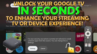 🔓 Unlock Your Google TV in Seconds 🔓 [upl. by Heise]