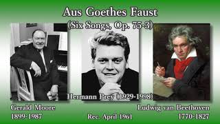 Beethoven Aus Goethes Faust Prey amp Moore 1961 ベートーヴェン ゲーテのファウストから プライ＆ムーア [upl. by Anivlac168]