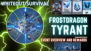 FrostDragon Tyrant Event  Overview and Rewards  New Skins and New Event of Whiteout Survival [upl. by Anemolihp550]