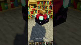 Simple Enchanting Room Design for Minecraft [upl. by Novak]