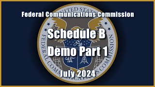 Schedule B Demo Part 1 [upl. by Milewski]