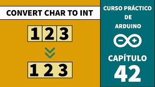 ADC42  Char to integer  Arduino [upl. by Bhatt618]