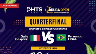 4TOS FEMENINO  ðŸ‡®ðŸ‡¹ Italia VS Brasil ðŸ‡§ðŸ‡·  ARUBA OPEN BEACH TENNIS CHAMPIONSHIPS 2023  EN VIVO [upl. by Nnylacissej]