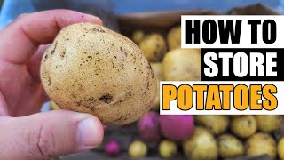 Storing Potatoes After Harvest Garden Quickie Episode 91 [upl. by Diva]