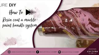 How to Resin Coat a Marble Paint Bundle System [upl. by Ule]