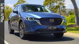 2024 Mazda CX5 G25 Touring AWD  Eternal Blue  Driving Interior Exterior Australia RHD [upl. by Dominy]