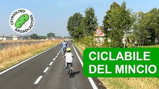 Ciclovia Mantova Peschiera in 2 minuti [upl. by Anaujait271]