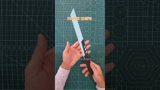 HOW TO MAKE A PAPER KNIFE WITHOUT GLUE [upl. by Nitnerb]