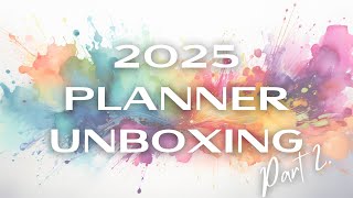 More 2025 Planner Unboxing  Sterling Ink [upl. by Iva32]